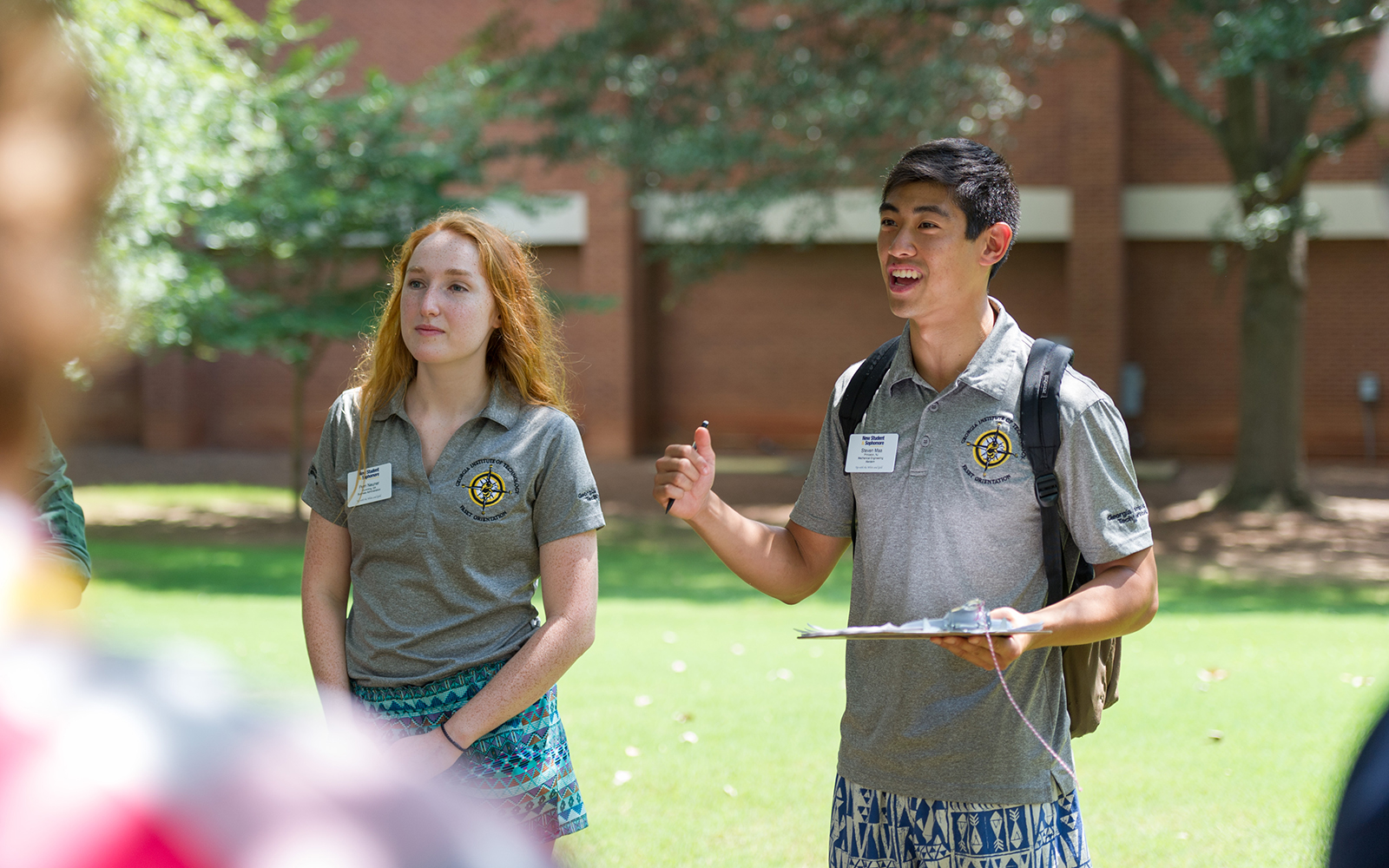 FASET leaders at an orientation session during summer 2017